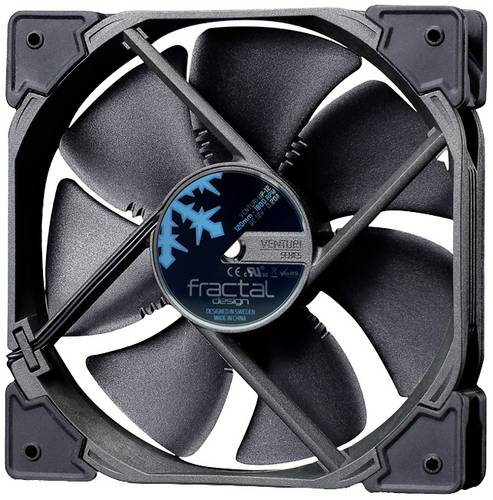 Fractal Design Venturi HP-12 PWM PC-Gehäuse-Lüfter Schwarz, Grau (B x H x T) 120 x 120 x 25mm von Fractal Design
