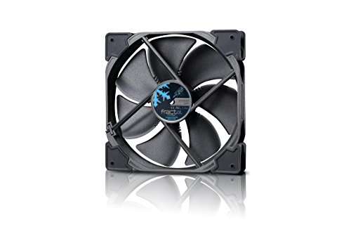 Fractal Design Venturi HP-14 PWM Computer case Fan - Computer Kühlkomponenten (Computergehäuse, Ventilator, Schwarz, Grau) von Fractal Design