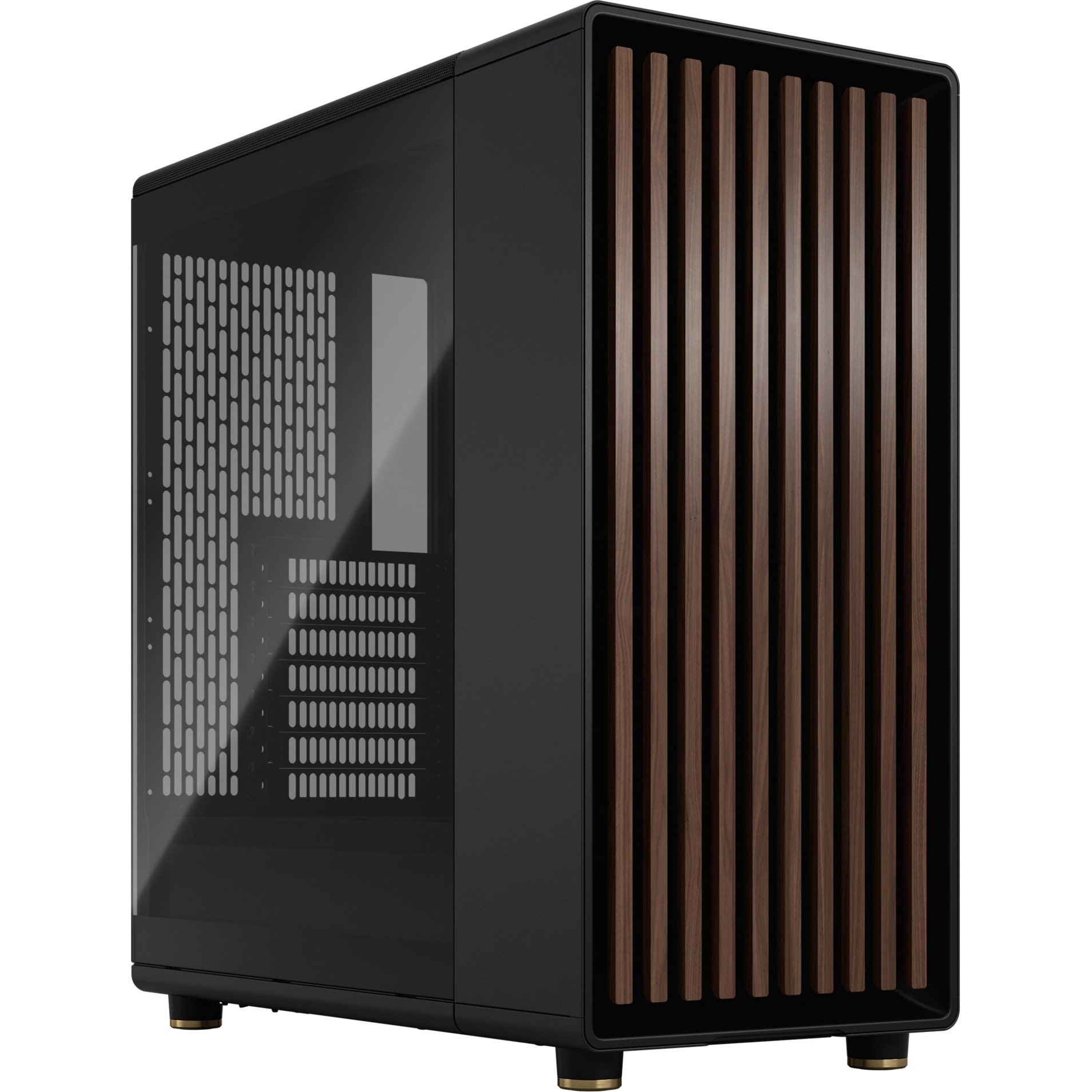North Charcoal Black TG Dark, Tower-Gehäuse North Charcoal Black TG Dark, Tower-Gehäuse von Fractal Design