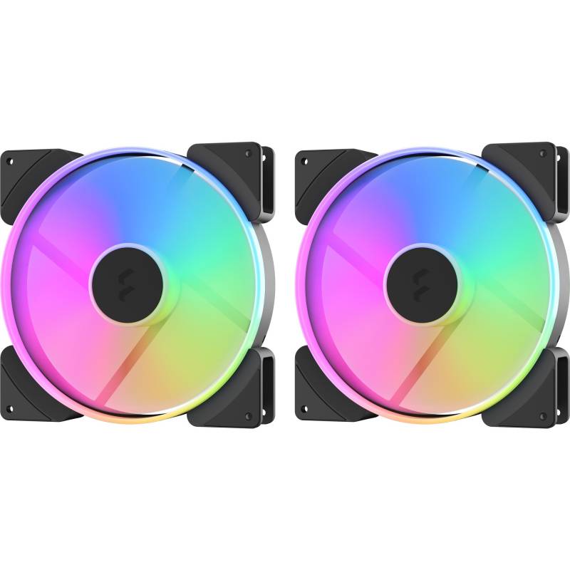 Prisma AL-18 ARGB PWM 2-Pack, Gehäuselüfter von Fractal Design