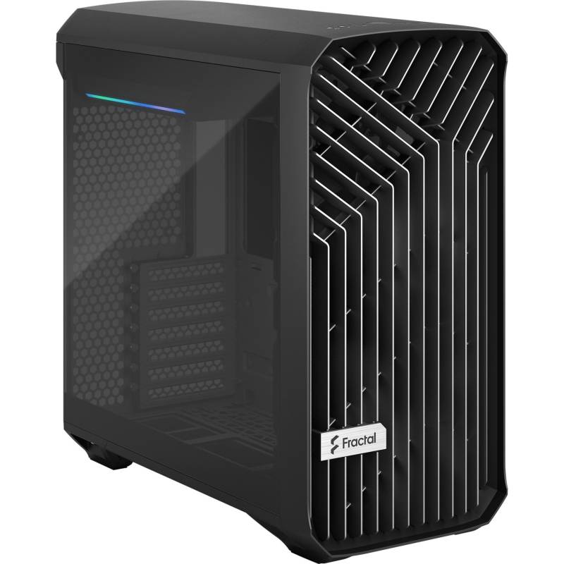 Torrent Compact Black TG Dark Tint, Tower-Gehäuse von Fractal Design