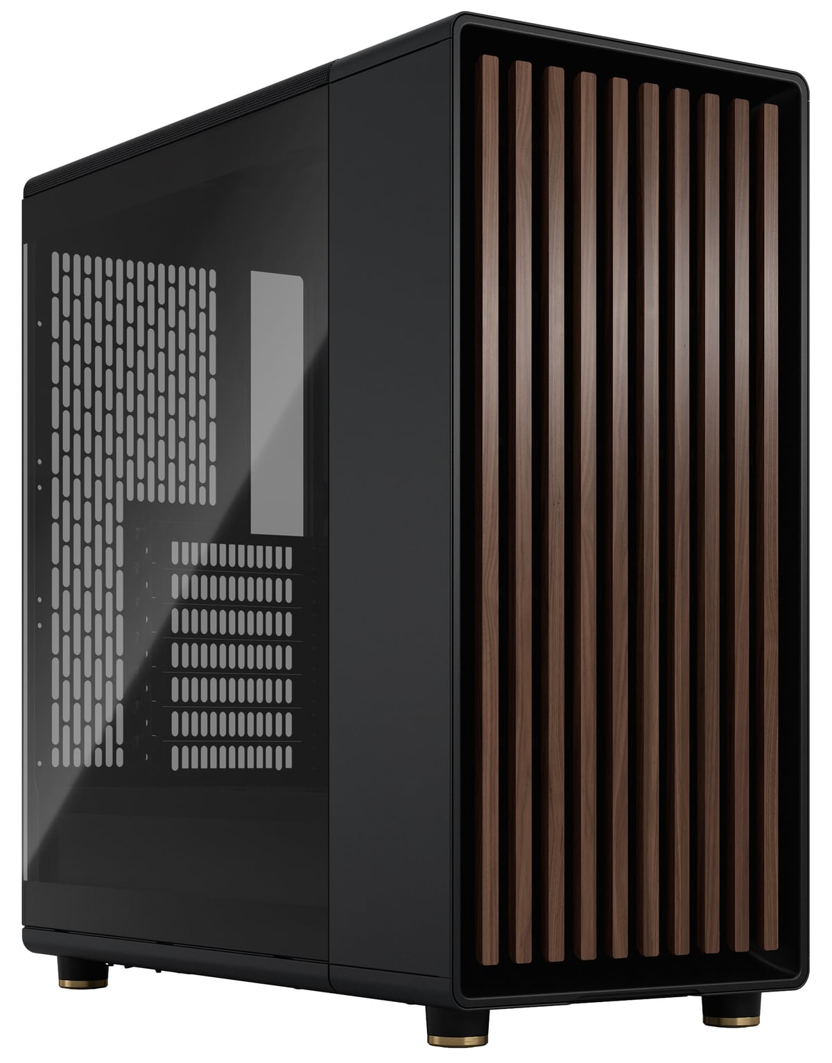 FRACTAL Midi Tower Design North Charcoal schwarz TG Dark von Fractal