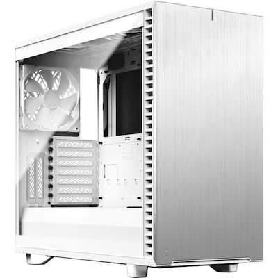 Fractal Design Define 7 ATX Gaming Gehäuse TG Seitenfenster/Dämmung Weiß von Fractal