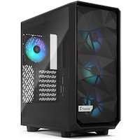 Fractal Design Meshify 2 Compact RGB Black TG Light Tint Gaming Gehäuse von Fractal