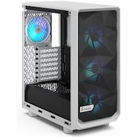 Fractal Design Meshify 2 Compact RGB White TG Clear Tint Gaming Gehäuse von Fractal