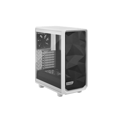 Fractal Design Meshify 2 Compact White TG Clear Tint Midi Tower Gaming Gehäuse von Fractal