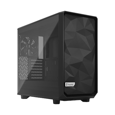 Fractal Design Meshify 2 Lite Black TG Light Tint ATX Gaming Gehäuse mit Fenster von Fractal