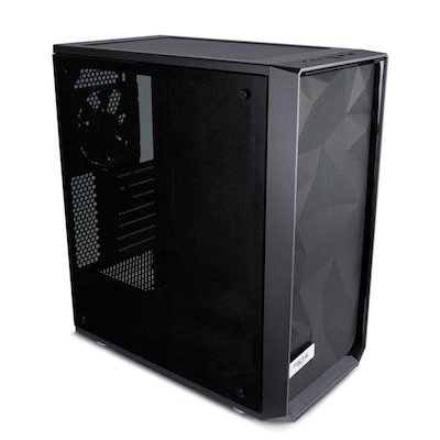 Fractal Design Meshify C ATX Gaming Gehäuse mit TG Seitenfenster, schallgedämmt von Fractal