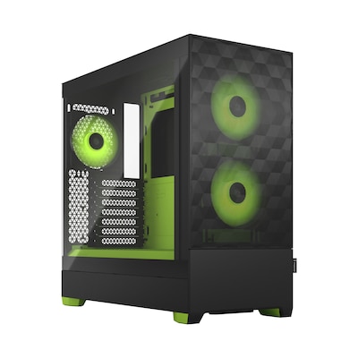 Fractal Design Pop Air RGB Green Core Seitenfenster ATX Gaming Gehäuse Grün von Fractal