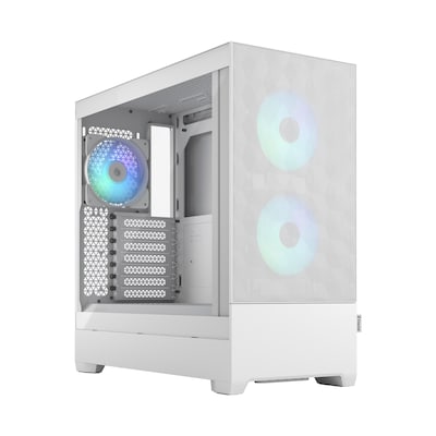 Fractal Design Pop Air RGB White mit Seitenfenster ATX Gaming Gehäuse Weiß von Fractal