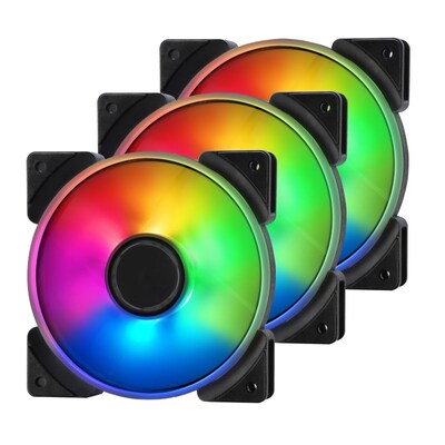 Fractal Design Prisma AL-12 ARGB PWM 3-Pack Gehäuse Lüfter 120 x 120 x 25 mm Fractal Design Prisma AL-12 ARGB PWM 3-Pack Gehäuse Lüfter 120 x 120 x 25 mm von Fractal