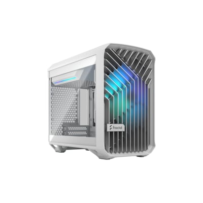 Fractal Design Torrent Nano RGB White Clear Tint Gaming Gehäuse TG Seitenfenster von Fractal