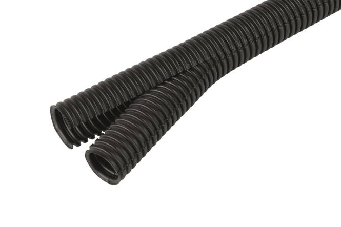 Fränkische Co-flex PP-UV NW 10 50m-Ring schwarz Ku-Wellrohr geschlitzt 38401000 (Inhalt 50 Stück) von Fränkische Rohrwerke