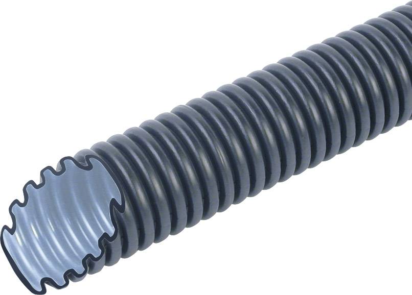 Fränkische FBY-EL-F 25 schwarz leichtes Highspeed Ku-Wellrohr M25 26210025 (Inhalt 50 Stück) von Fränkische Rohrwerke
