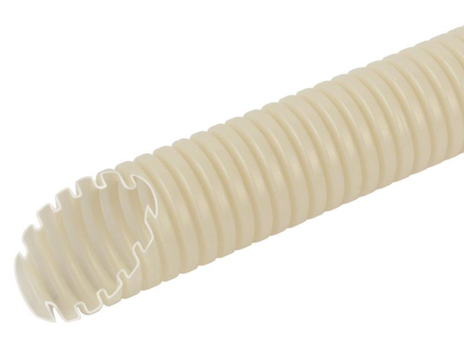 Fränkische FFKu-EL-F 32 beige leichtes Ku-Wellrohr M32 25010032 (Inhalt 50 Stück) von Fränkische Rohrwerke