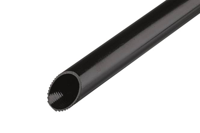 Fränkische STARO Gewinde-ES 40 schwarz lackiert Stahlrohr M40 starr 20210040 (Inhalt 3 Stück) von Fränkische Rohrwerke