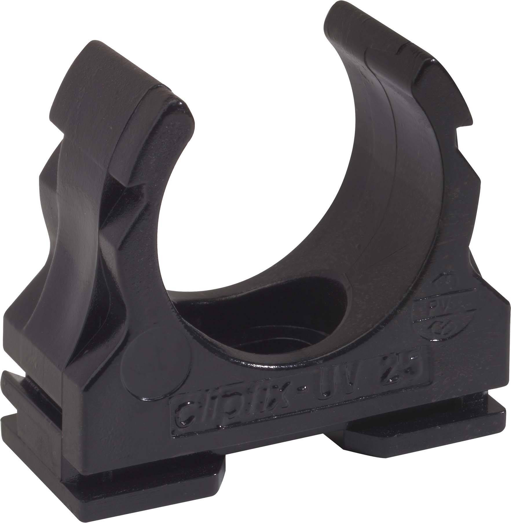 Fränkische clipfix-UV 40 schwarz Ku-Klemmschelle M40 22571040 Fränkische clipfix-UV 40 schwarz Ku-Klemmschelle M40 22571040 von Fränkische Rohrwerke