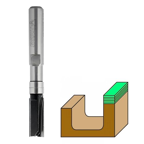 Fraiser Kopierfräser mit Holzlager, Durchmesser 6,4 mm, Schaft 6 mm, für Oberfräse und Fräsmaschine Fraiser Kopierfräser mit Holzlager, Durchmesser 6,4 mm, Schaft 6 mm, für Oberfräse und Fräsmaschine von Fraiser