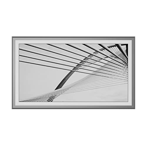 Deco TV-Rahmen aus Legierung, Graphit-Lünette, nur kompatibel mit Samsung The Frame TV (3 Zoll Farbchip) von Frame My TV