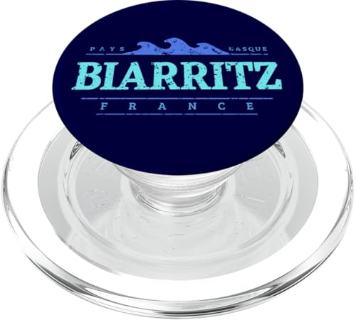 Biarritz Frankreich | Biarritz Pays Basque France Shoreline PopSockets PopGrip für MagSafe von France Shoreline Apparel