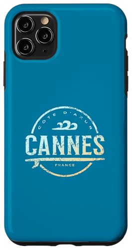 Cannes Frankreich - Retro Cannes Côte d'Azur Frankreich Vintage Surf Hülle für iPhone 11 Pro Max Cannes Frankreich - Retro Cannes Côte d'Azur Frankreich Vintage Surf Hülle für iPhone 11 Pro Max von France Shoreline Apparel