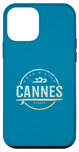 Cannes Frankreich - Retro Cannes Côte d'Azur Frankreich Vintage Surf Hülle für iPhone 12 mini Cannes Frankreich - Retro Cannes Côte d'Azur Frankreich Vintage Surf Hülle für iPhone 12 mini von France Shoreline Apparel