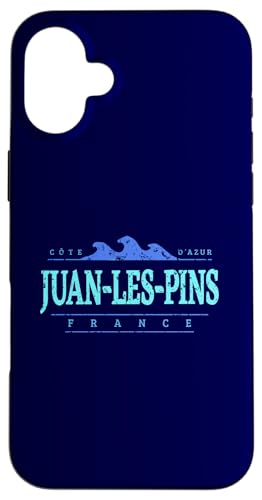 Juan-Les-Pins Frankreich | Juan-Les-Pins Côte D'Azur Frankreich Hülle für iPhone 16 Plus Juan-Les-Pins Frankreich | Juan-Les-Pins Côte D'Azur Frankreich Hülle für iPhone 16 Plus von France Shoreline Apparel