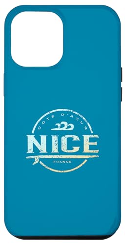 Nizza, Frankreich - Retro, Nizza, Côte d'Azur, Frankreich, Vintage Surf Hülle für iPhone 12 Pro Max Nizza, Frankreich - Retro, Nizza, Côte d'Azur, Frankreich, Vintage Surf Hülle für iPhone 12 Pro Max von France Shoreline Apparel