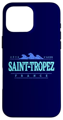 Saint Tropez Frankreich | Saint-Tropez Côte D'Azur Frankreich Shore Hülle für iPhone 16 Pro Max Saint Tropez Frankreich | Saint-Tropez Côte D'Azur Frankreich Shore Hülle für iPhone 16 Pro Max von France Shoreline Apparel