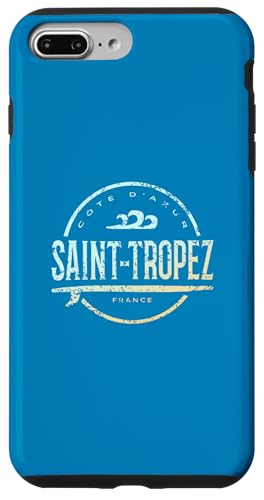 St. Tropez Frankreich - Retro Saint-Tropez Côte d'Azur Surf Hülle für iPhone 7 Plus/8 Plus St. Tropez Frankreich - Retro Saint-Tropez Côte d'Azur Surf Hülle für iPhone 7 Plus/8 Plus von France Shoreline Apparel