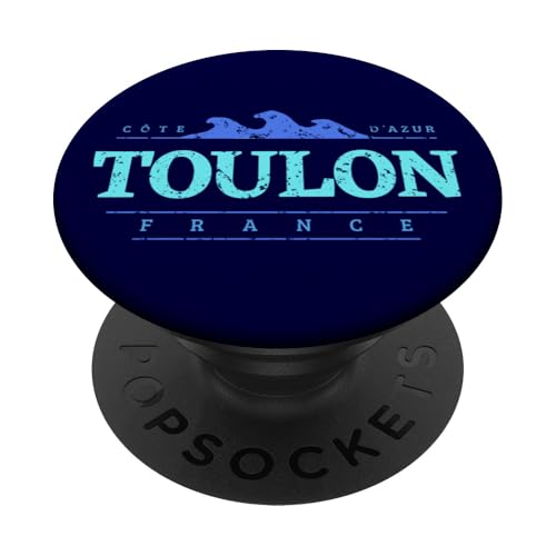 Toulon Frankreich | Toulon Côte d'Azur Französische Küste PopSockets Klebender PopGrip Toulon Frankreich | Toulon Côte d'Azur Französische Küste PopSockets Klebender PopGrip von France Shoreline Apparel
