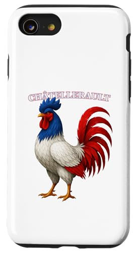 CHÂTELLERAULT France Français Souvenir Article Hülle für iPhone SE (2020) / 7 / 8 von France Villes Villages Merch Tees Et Trucs