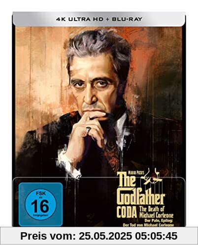 Der Pate - Epilog: Der Tod von Michael Corleone - Steelbook [Blu-ray] von Francis Ford Coppola