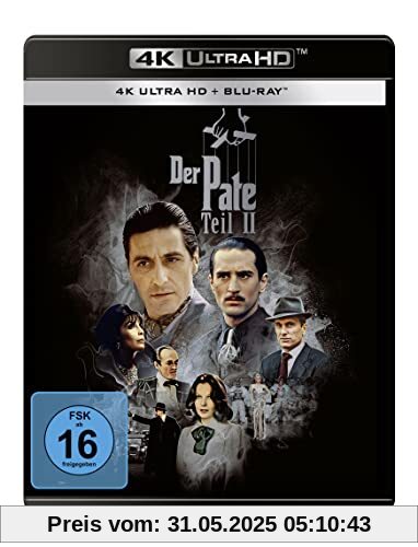 Der Pate II - 4K Ultra HD Blu-ray + Blu-ray (4K Ultra HD) von Francis Ford Coppola