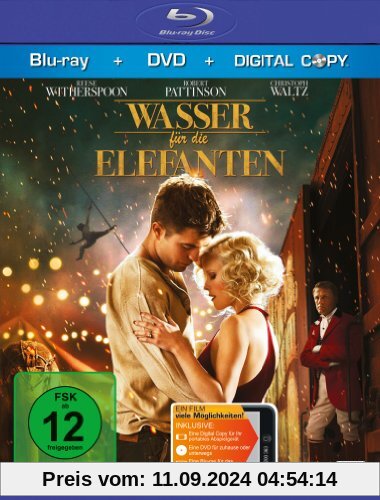 Wasser für die Elefanten (inkl. DVD & Digital Copy) [Blu-ray] von Francis Lawrence