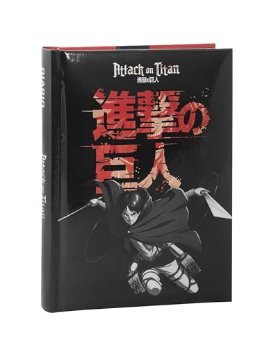 Attack on Titan - Schülerkalender 2024-2025, offizielles Attack on Titan, Tagebuch 12 Monate, ideal für die Grund- oder Mittelschule, gepolsterter Einband und 384 Innenseiten farbig bedruckt, 12 x von Franco Cosimo Panini