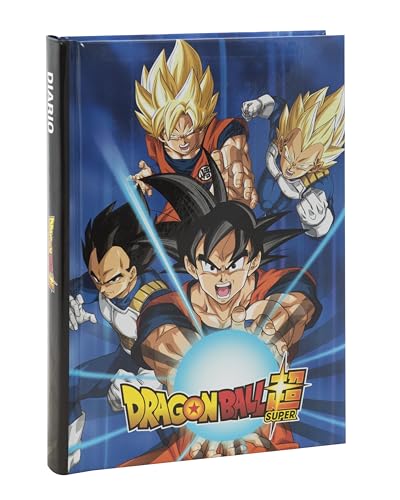 Dragon Ball Super - Schülerkalender 2024-2025 Offizielles Dragon Ball, Tagebuch 12 Monate, ideal für die Grundschule, mit gepolstertem Einband und 320 farbig bedruckten Innenseiten, 13 x 17,8 cm von Franco Cosimo Panini