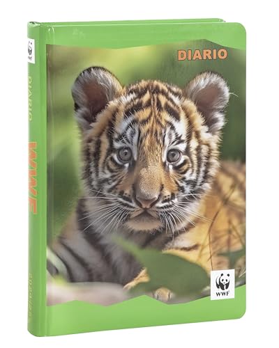 Franco Cosimo Panini WWF Schülerkalender 2024-2025, offizielles WWF, 12 Monate Foto, ideal für Grund- oder Mittelschule, mit festem Einband mit Foto eines Tigers und 352 farbigen Seiten, 13 x 17,8 cm von Franco Cosimo Panini