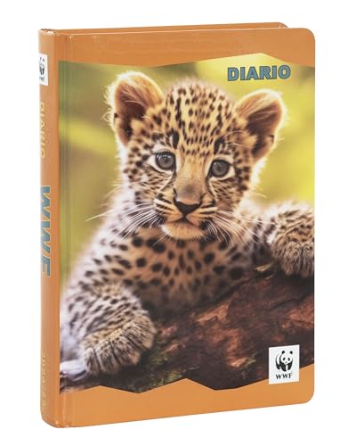 Franco Cosimo Panini WWF Schülerkalender 2024-2025, offizielles WWF, 12 Monate Foto, ideal für Grund- oder Mittelschule, mit festem Einband mit Leopardenfoto und 352 farbigen Seiten, 13 x 17,8 cm von Franco Cosimo Panini