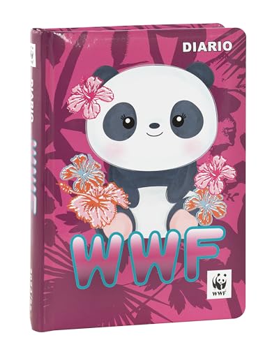 WWF - Schülerkalender 2024-2025, offizielles WWF, illustriert, Tagebuch 12 Monate, ideal für die Grund- oder Mittelschule, Hardcover mit Panda-Illustration und 352 farbigen Seiten, 13 x 17,8 cm von Franco Cosimo Panini
