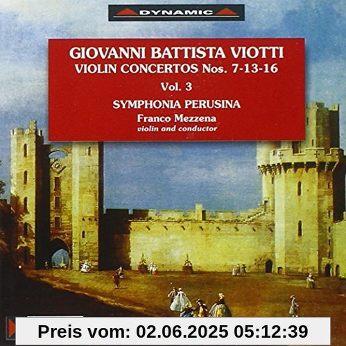 Violinkonzerte Vol. 3 Violinkonzerte Vol. 3 von Franco Mezzena