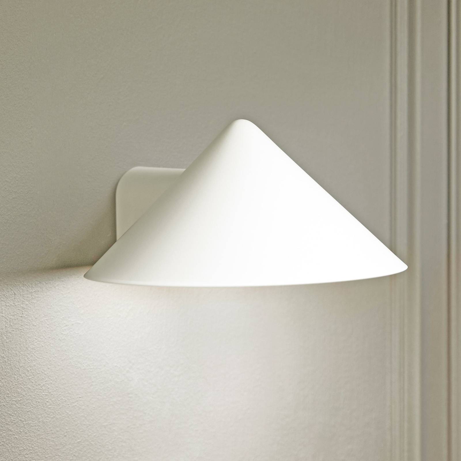 FRANDSEN LED-Wandlampe Grasp, weiß, Breite 15 cm, Metall FRANDSEN LED-Wandlampe Grasp, weiß, Breite 15 cm, Metall von Frandsen