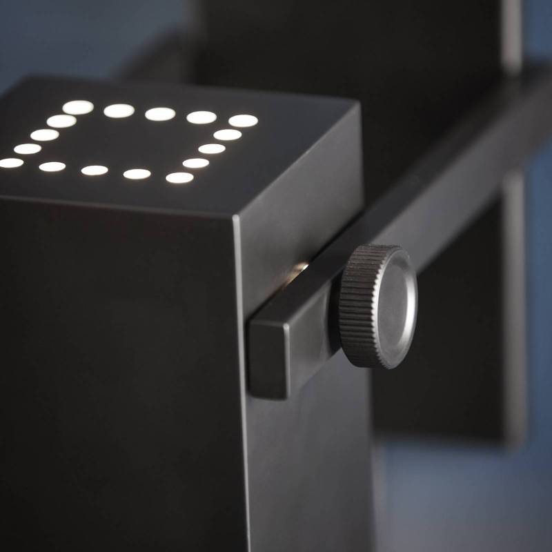 FRANDSEN Wandlampe BF Quadro, schwarz, Breite 14 cm, Metall von Frandsen