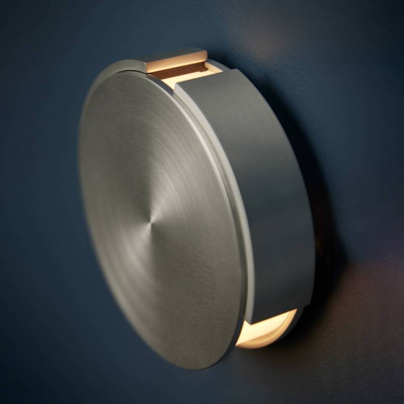 FRANDSEN Wandlampe Rotate, aluminium, Ø 15 cm, Metall von Frandsen