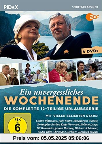 Ein unvergessliches Wochenende / Die komplette 12-teilige Urlaubsserie mit vielen beliebten Stars (Pidax Serien-Klassiker) von Frank Strecker