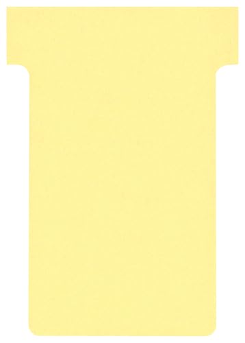 FRANKEN Kartentafel Zubehör T-Karten, Index 1, 100 Stück, gelb, TK104 von Franken