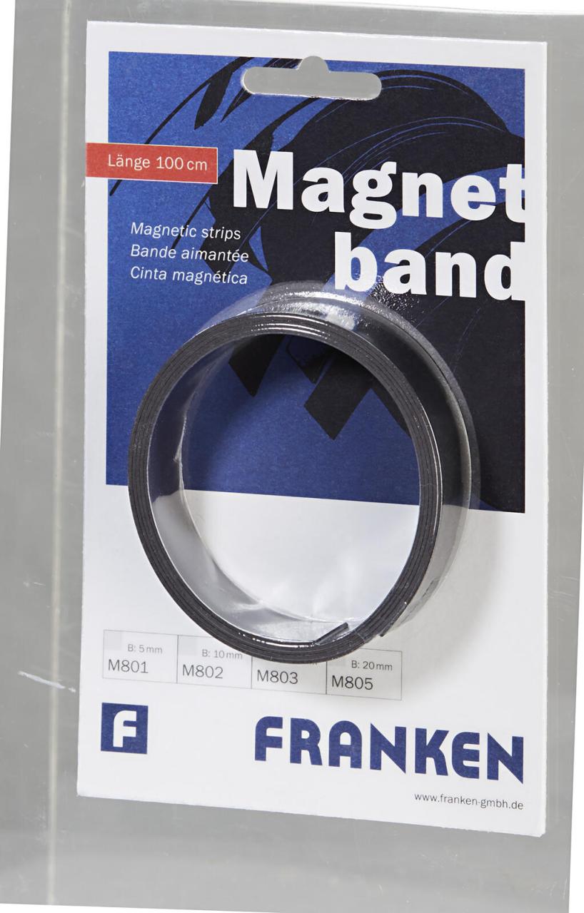 FRANKEN Magnetband 2,0 x 100,0 cm schwarz von Franken