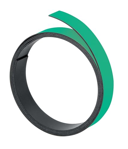 FRANKEN Magnetband, 100 cm x 15 mm, beschriftbar, zuschneidbar, grün, M803 02 von Franken
