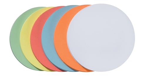 FRANKEN Moderationskarten Kreis groß, 195 mm, sortiert, 250 Stück, farblich sortiert, UMZH 20 99 von Franken