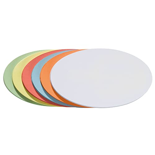 FRANKEN Moderationskarten Oval, 190 x 110 mm, 500 Stück, farblich sortiert, UMZ 1119 99 von Franken